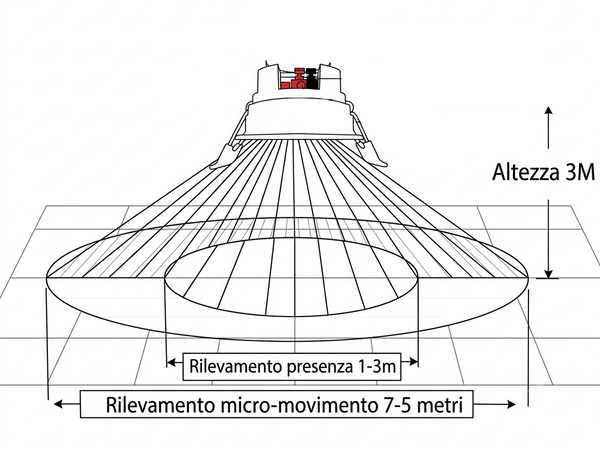 SENSORE DI MOVIMENTO E PRESENZA